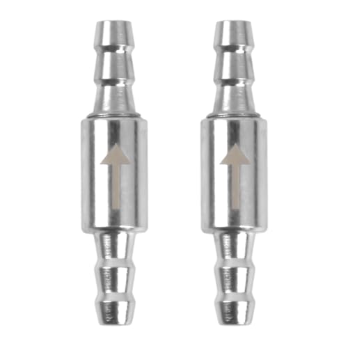 hongmo Edelstahl Rückschlagventil Set für Aquarium, 2 Stück, 3.6mm, Luftschlauch & CO2 Anlage, geeignet für 4-6mm Luftrohre hongmo Edelstahl Rückschlagventil Set für Aquarium, 2 Stück, 3.6mm, Luftschlauch & CO2 Anlage, geeignet für 4-6mm Luftrohre von hongmo