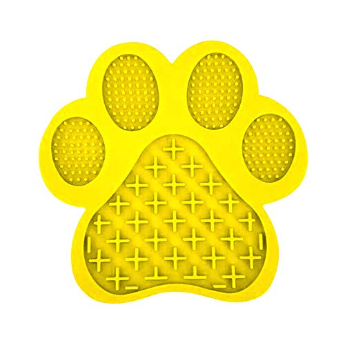 Katzennapf Futternapf Hund Ungiftige Puzzle Bowl Hund Puzzle Feeder Slow Feeder Fressnapf Interaktive Hundefutterautomaten Hund Anti Choke Bowl Yellow von hongyupu