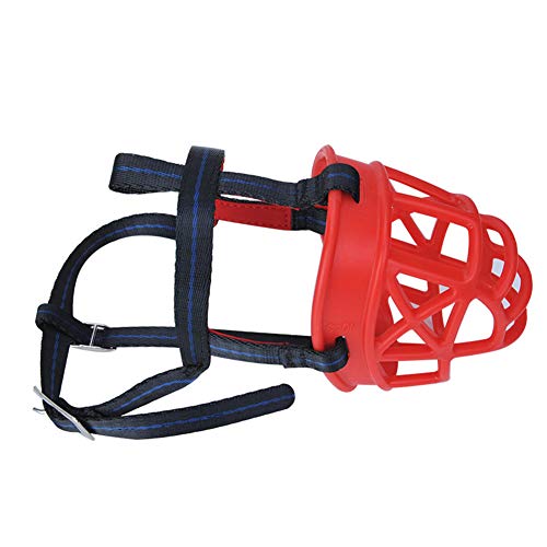 Maulkorb Hunde Maulkorb Für Große Hunde Korb Maulkorb Für Hunde Haustier Schnauze Maulkörbe Zu Verhindern Beißen Maulkorb Für Bull Terrier Hunde red,Size-5 Maulkorb Hunde Maulkorb Für Große Hunde Korb Maulkorb Für Hunde Haustier Schnauze Maulkörbe Zu Verhindern Beißen Maulkorb Für Bull Terrier Hunde red,Size-5 von hongyupu