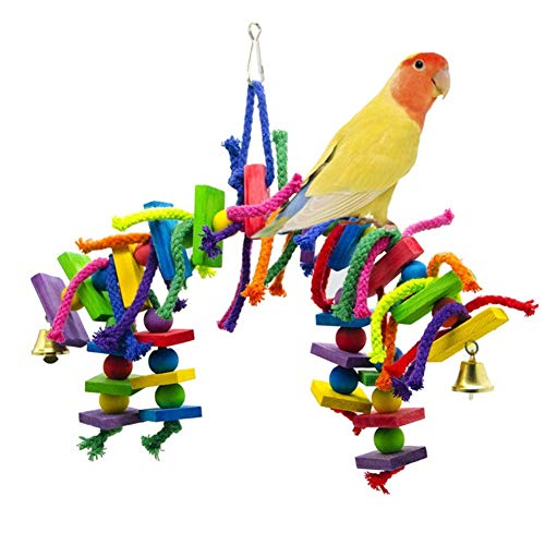 Wellensittich ZubehöR Wellensittich Spielzeug FüR Den KäFig Vogelspielzeug Für Papageienvögel Papagei Spielzeug Vogelspielzeug von hongyupu