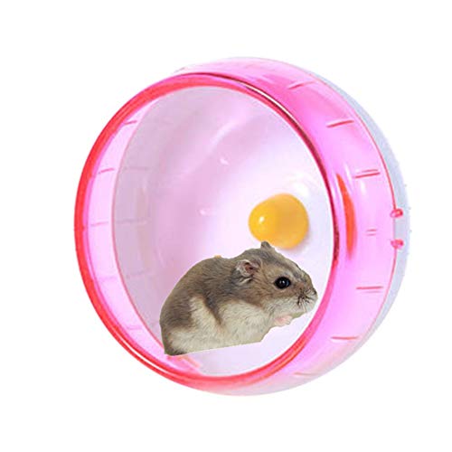 hamsterrad laufrad Hamster Holz Hamster übung Ball Stille Hamster Rad Holz Hamster Rad Hamster stille Rad Große Hamster Ball Zwerg Hamster Rad 12cm,pink von hongyupu