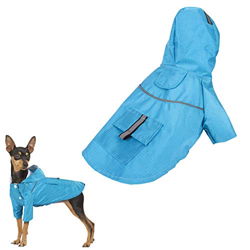 hongyupu Hunde Regenmantel Wasserdicht Hunderegenmantel Grosse Hunde Großer Hund Regenmantel Hundemäntel wasserdicht und warm Blue,XL hongyupu Hunde Regenmantel Wasserdicht Hunderegenmantel Grosse Hunde Großer Hund Regenmantel Hundemäntel wasserdicht und warm Blue,XL von hongyupu