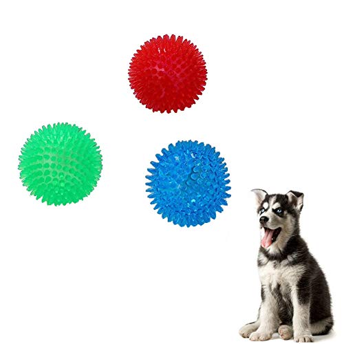 hongyupu Hundespielzeug Welpenspielzeug Unverwüstliches Hundespielzeug für aggressives Kauen Spielzeug für Hunde, die kauen Hund interaktives Spielzeug Ball von hongyupu