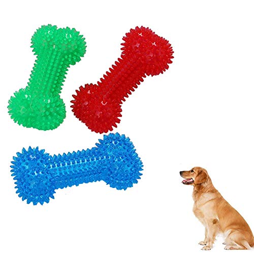 hongyupu Hundespielzeug Welpenspielzeug Unverwüstliches Hundespielzeug für aggressives Kauen Spielzeug für Hunde, die kauen Hund interaktives Spielzeug Bone von hongyupu