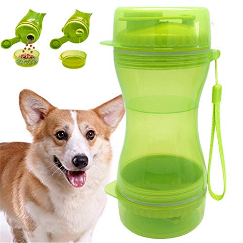 hongyupu Hundetrinkflasche für Unterwegs Trinkflasche Hunde für Unterwegs Hundetrinkflasche Portable Pet Outdoor Travel Wasserspender Hundegehzubehör Green hongyupu Hundetrinkflasche für Unterwegs Trinkflasche Hunde für Unterwegs Hundetrinkflasche Portable Pet Outdoor Travel Wasserspender Hundegehzubehör Green von hongyupu
