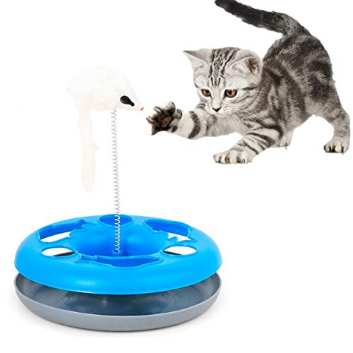hongyupu Interaktives Katzenspielzeug Katzen Spielzeug Katzen Zauberstab Interaktives Katzenspielzeug für Indoor-Katzen Katze Spielzeug Bälle Blue hongyupu Interaktives Katzenspielzeug Katzen Spielzeug Katzen Zauberstab Interaktives Katzenspielzeug für Indoor-Katzen Katze Spielzeug Bälle Blue von hongyupu