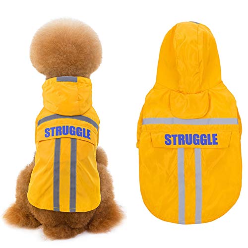 hongyupu Regenmantel Für Hunde Wasserdicht Hunderegenmantel Grosse Hunde Regenmantel für Hunde Hund Regenmäntel wasserdicht mit Kapuze Yellow,L hongyupu Regenmantel Für Hunde Wasserdicht Hunderegenmantel Grosse Hunde Regenmantel für Hunde Hund Regenmäntel wasserdicht mit Kapuze Yellow,L von hongyupu