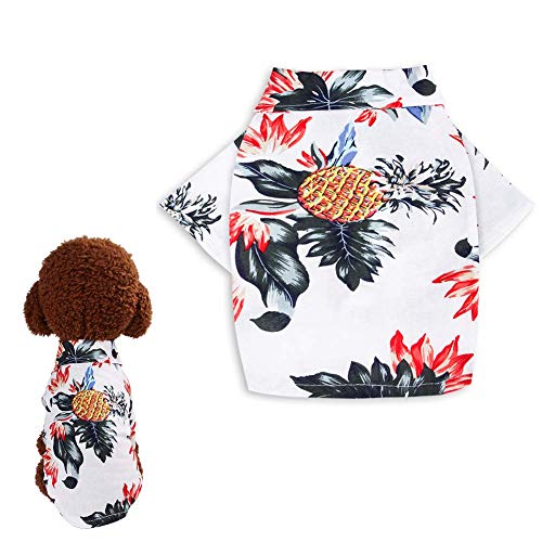 hongyupu Sommer Hunde Klamotten hundekleidung Sommer Hundekleidung für kleine Hunde Welpenmantel Kätzchen Kleidung Katze Kleidung Haustiere White,XL hongyupu Sommer Hunde Klamotten hundekleidung Sommer Hundekleidung für kleine Hunde Welpenmantel Kätzchen Kleidung Katze Kleidung Haustiere White,XL von hongyupu