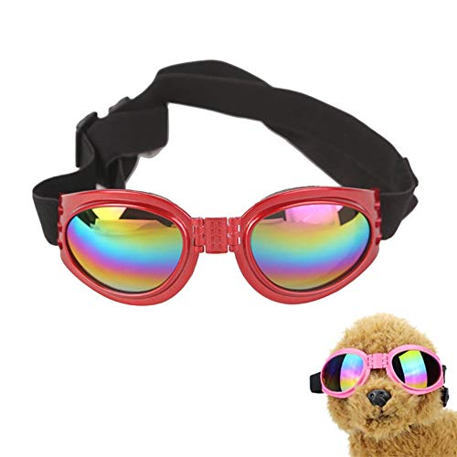 hongyupu Sonnenschutz Hund Hunde Sonnenbrille Gläser für Katzen Faltbare Hundesonnenbrille UV-Brille für Hund Schutzbrille wasserdichte Hundebrille red hongyupu Sonnenschutz Hund Hunde Sonnenbrille Gläser für Katzen Faltbare Hundesonnenbrille UV-Brille für Hund Schutzbrille wasserdichte Hundebrille red von hongyupu