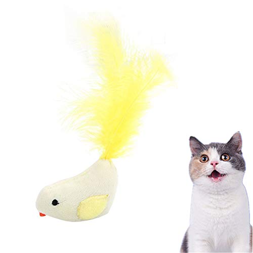 hongyupu Spielzeug Katze Interaktives Katzenspielzeug Katze Ballspielzeug Kätzchen-Spielwaren für Innenkatzen Interaktives Katzenspielzeug für Indoor-Katzen Yellow hongyupu Spielzeug Katze Interaktives Katzenspielzeug Katze Ballspielzeug Kätzchen-Spielwaren für Innenkatzen Interaktives Katzenspielzeug für Indoor-Katzen Yellow von hongyupu