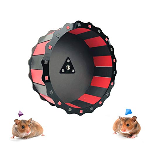 laufrad Hamster Holz Hamster laufrad Große Hamster Ball Hamster stille Rad Holz Hamster Rad Hamster in eine Ball Spielzeug Zwerg Hamster Rad BlackRed von hongyupu