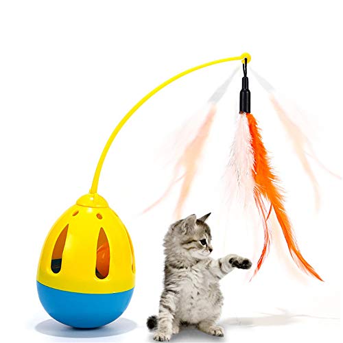 huahuajia Katzenspielzeug Katzen Spielzeug Cat Treat Spielzeug Interaktives Katzenspielzeug Katze Ballspielzeug Katzenfeder Spielzeug Yellow huahuajia Katzenspielzeug Katzen Spielzeug Cat Treat Spielzeug Interaktives Katzenspielzeug Katze Ballspielzeug Katzenfeder Spielzeug Yellow von huahuajia