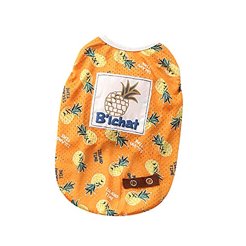 huahuajia Sommer Hunde Klamotten hundekleidung Sommer Haustier-Kleidung Kleidung für Hunde Kätzchen Kleidung Welpenkleidung Hundekleidung für kleine Hunde 3X-Large,orange huahuajia Sommer Hunde Klamotten hundekleidung Sommer Haustier-Kleidung Kleidung für Hunde Kätzchen Kleidung Welpenkleidung Hundekleidung für kleine Hunde 3X-Large,orange von huahuajia