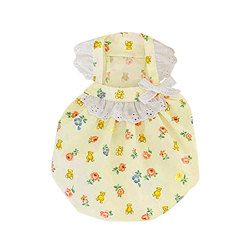 hundekleid Haustierkleid Katzenkleidung Brautkleider für Hund Hundekleid für große Hunde Hundekleidung für kleine Hunde Hundekleidung 19,Yellow hundekleid Haustierkleid Katzenkleidung Brautkleider für Hund Hundekleid für große Hunde Hundekleidung für kleine Hunde Hundekleidung 19,Yellow von huahuajia