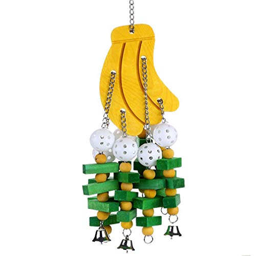 huanzhi Holzpapagei Liefert Graue Papagei Ale Sonnenbiss Spielzeug Spielzeug Bananenschnur von huanzhi