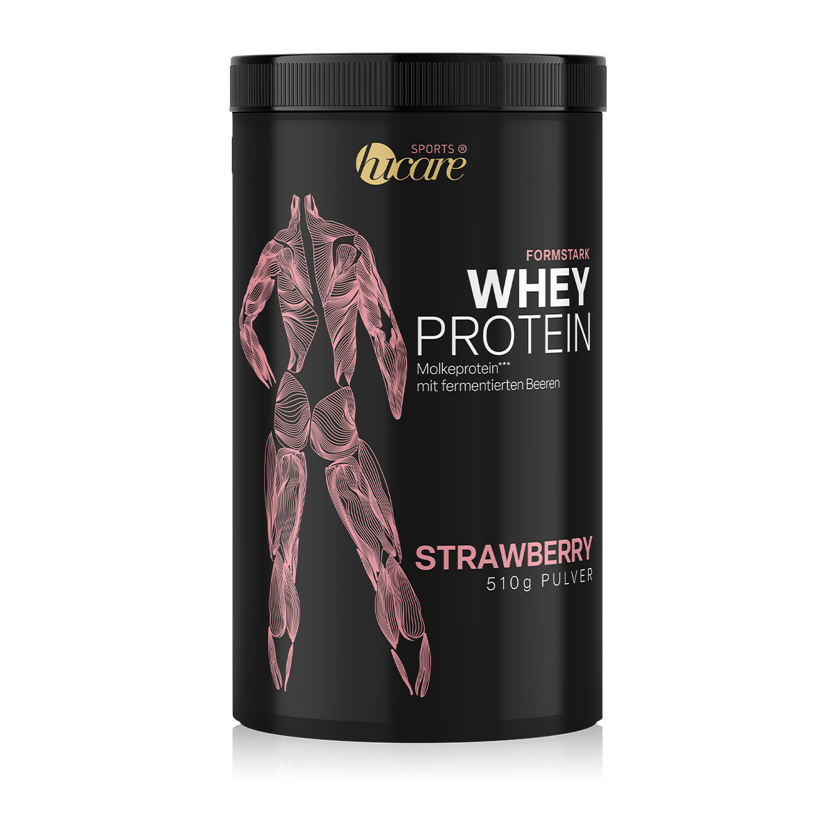 hucare Whey Protein Strawberry 30 g Probe Formstark hucare Whey Protein Strawberry 30 g Probe Formstark von hucare