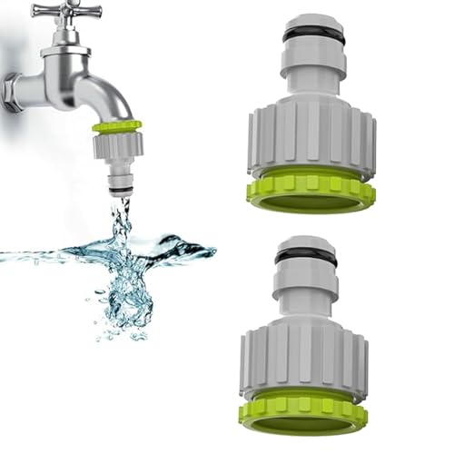 hufhnwso Gardena Anschluss 1/2 Zoll Hahnverbinder 3/4 Zoll,Kunststoff Adapter Kupplung Schlauchanschluss Set, 2-In-1 Schlauchanschluss Set Für Wasserhahn Schlauch Anschluss hufhnwso Gardena Anschluss 1/2 Zoll Hahnverbinder 3/4 Zoll,Kunststoff Adapter Kupplung Schlauchanschluss Set, 2-In-1 Schlauchanschluss Set Für Wasserhahn Schlauch Anschluss von hufhnwso