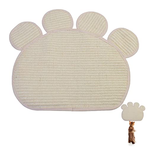 2 Katzenschaber | 15,7 x 11,8 Zoll natürliche Sisal-Kratzmatten für Katzen - Abriebfeste Cat Paw Sisal Pet Tischset zum Schutz von Teppichen und Sofas Huiba 2 Katzenschaber | 15,7 x 11,8 Zoll natürliche Sisal-Kratzmatten für Katzen - Abriebfeste Cat Paw Sisal Pet Tischset zum Schutz von Teppichen und Sofas Huiba von huiba