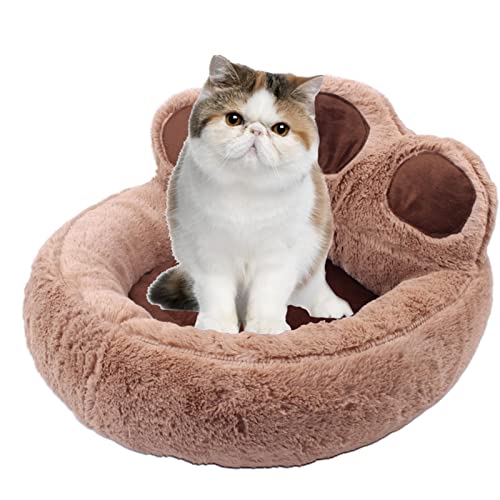 Flauschiger Hundekorb - Waschbares Warming Cosy Soft Rundes Hundebett - Wunderbar bequem wärmend waschbar Plüsch Weiche Haustierbetten für Katzenhunde Huiba Flauschiger Hundekorb - Waschbares Warming Cosy Soft Rundes Hundebett - Wunderbar bequem wärmend waschbar Plüsch Weiche Haustierbetten für Katzenhunde Huiba von huiba
