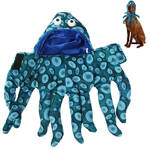 Octopus-Kostüm für Hunde Halloween – Hund Halloween Dressing Kostüm Octopus Cosplay Kleidung Cosplay Kostüm Halloween Haustier Kostüm waschbar für draußen Abbto Octopus-Kostüm für Hunde Halloween – Hund Halloween Dressing Kostüm Octopus Cosplay Kleidung Cosplay Kostüm Halloween Haustier Kostüm waschbar für draußen Abbto von huiba