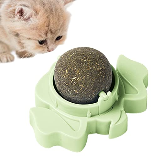 huiba Katzenspielzeug – Snack für Katzen mit Mehl, klebriger Reis, mit abnehmbarem Staubschutz, rotierendes Katzenspielzeug, Leckkugeln für Katzen zum Kleben huiba Katzenspielzeug – Snack für Katzen mit Mehl, klebriger Reis, mit abnehmbarem Staubschutz, rotierendes Katzenspielzeug, Leckkugeln für Katzen zum Kleben von huiba