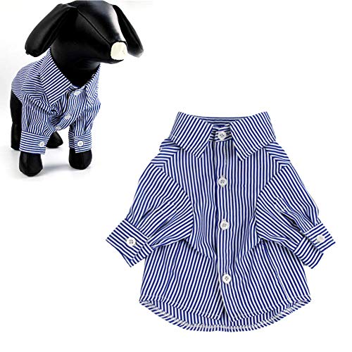 huihuijia Hundemäntel für den Sommer, Hunde-T-Shirt, Hundemantel, Hundekleid, Welpenkleidung, Hundekleidung für Sommer, Katzenkleidung, Haustiere, Hundemäntel, niedliche Kleidung, blau, L von huihuijia