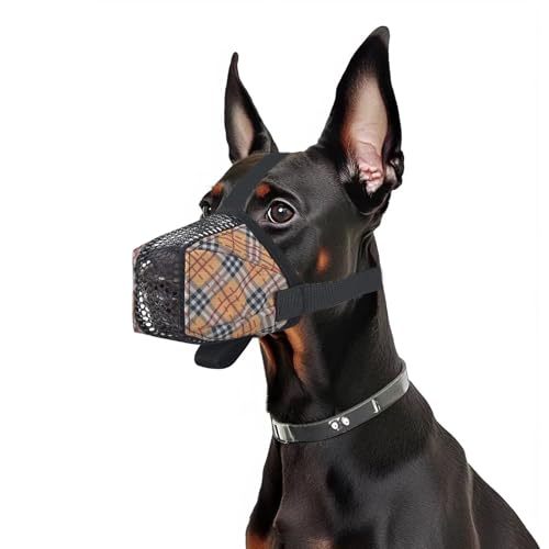 Hundemaulkorb für kleine große Hunde – Weicher Nylon-Korbmaulkorb mit verstellbarem Gurt, atmungsaktives Mesh-Design verhindert Beißen, Kauen Lecken, Essen – ideal für Training, Fellpflege Hundemaulkorb für kleine große Hunde – Weicher Nylon-Korbmaulkorb mit verstellbarem Gurt, atmungsaktives Mesh-Design verhindert Beißen, Kauen Lecken, Essen – ideal für Training, Fellpflege von hurifeng