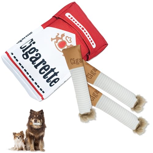 hurifeng Hundespielzeug Zigarette: Quietschendes Hunde Spielzeug in Zigarettenform für Welpen & große Hunde - Interaktives Plüsch Hundespielzeug; Lustiges Dog Toy hurifeng Hundespielzeug Zigarette: Quietschendes Hunde Spielzeug in Zigarettenform für Welpen & große Hunde - Interaktives Plüsch Hundespielzeug; Lustiges Dog Toy von hurifeng