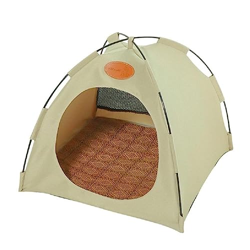 Einfache Sommer Tipi Für Haustier Haus Indoor Halb Geschlossene Zelt Tipi Für Kleine Tiere Kühlkissen Pad Einfach Zu Installieren von huwvqci