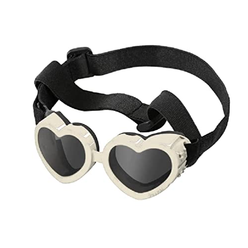 Winddichte Hunde-Sonnenbrille, geeignet für mittelgroße und große Hunde und Haustiere, für Schnee, Strand, Outdoor, Reiten, Schneesport, Augenbekleidung, Hundebrille von huwvqci