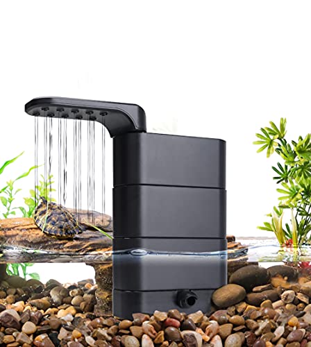 hygger 580L/H Aquarium Filter for Turtle with 2 Sponges & Bio Balls, 3-in-1 Water Circulation, Biological Filtering for Amphibian Aquariums 75 to 190 litres, for Reptiles, Crabs and Frogs hygger 580L/H Aquarium Filter for Turtle with 2 Sponges & Bio Balls, 3-in-1 Water Circulation, Biological Filtering for Amphibian Aquariums 75 to 190 litres, for Reptiles, Crabs and Frogs von hygger