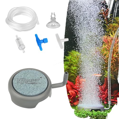 hygger Aquarium-Luftstein für Aquarien, Diffusor für gelösten Sauerstoff, Edelstahl, Luftblasenstein, leise, Ultra-Nano-Luftsteine für Aquarium, 7,6 cm hygger Aquarium-Luftstein für Aquarien, Diffusor für gelösten Sauerstoff, Edelstahl, Luftblasenstein, leise, Ultra-Nano-Luftsteine für Aquarium, 7,6 cm von hygger