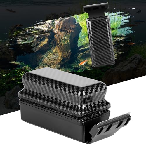 hygger Aquarium Scheibenreiniger Magnet, Aquarium Magnetbürste Scheiben Reinigungsmagnet mit 2 Schaber, Fish Tank Scheibenreiniger Algenmagnet bis zu 5-12mm Acryl Glasstärke, Schwimmendes Design, M hygger Aquarium Scheibenreiniger Magnet, Aquarium Magnetbürste Scheiben Reinigungsmagnet mit 2 Schaber, Fish Tank Scheibenreiniger Algenmagnet bis zu 5-12mm Acryl Glasstärke, Schwimmendes Design, M von hygger
