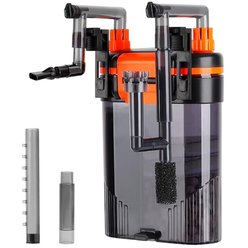 hygger Hang On Filter Aquarium,680L/H 8W Hang On Back Filter,Leiser Fish Tank Filter mit Entenschnabeldüse Duschrohrauslass,Verstellbarer Wasserdurchfluss Fish Tank External Filter für 150–225L Tank hygger Hang On Filter Aquarium,680L/H 8W Hang On Back Filter,Leiser Fish Tank Filter mit Entenschnabeldüse Duschrohrauslass,Verstellbarer Wasserdurchfluss Fish Tank External Filter für 150–225L Tank von hygger