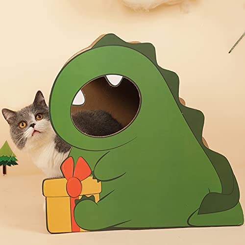 hzexun Kratzmatte für Katzen Kratzunterlage Dicker Hangtyp kann schlafen Katzenspielzeug Zwei Farben Kartonschutz für Möbel Spielzeug - Halten Sie Katzen Spaß gesund (Grün) von hzexun