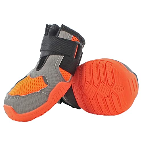 Hundeschuhe Pad N'Protect Air Khan (Orange, 45 mm) von I-dog