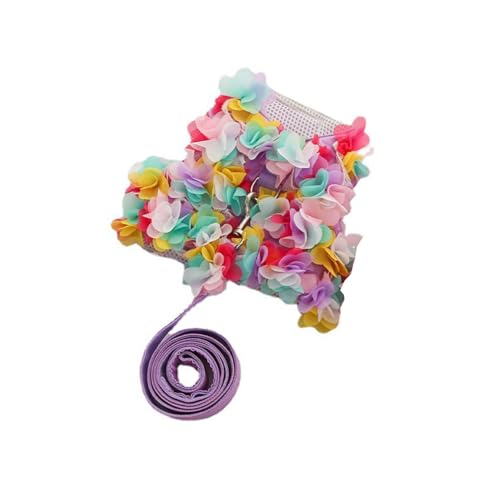 IEFIEL Elegantes Hundegeschirr mit 3D-Blumenapplikationen und passender Leine für Hochzeiten Festliche Events Violett M IEFIEL Elegantes Hundegeschirr mit 3D-Blumenapplikationen und passender Leine für Hochzeiten Festliche Events Violett M von iEFiEL