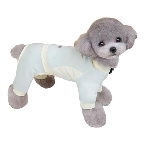 IEFIEL Glänzender Schlafanzug mit Buchstabenaufdruck & D-Ring für Hunde Katzen Welpen Teddy Pommern Grün M IEFIEL Glänzender Schlafanzug mit Buchstabenaufdruck & D-Ring für Hunde Katzen Welpen Teddy Pommern Grün M von iEFiEL