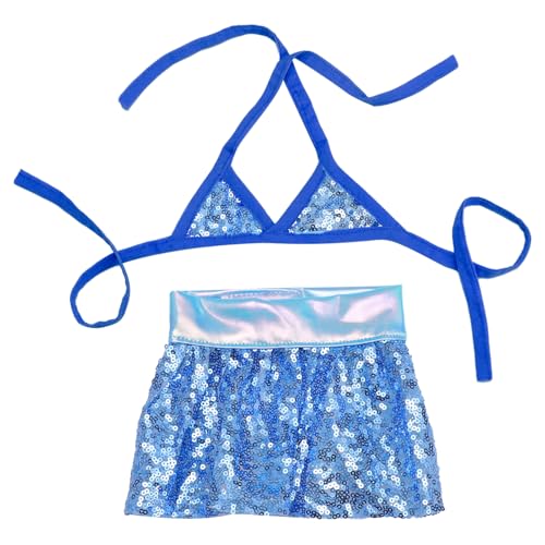 IEFIEL Haustier Badeanzug Sommer Hund Bikini Set 2-teilig Freizeit Verstellbarer Welpen Schwimmkleid für Den Pool Himmelblau A L IEFIEL Haustier Badeanzug Sommer Hund Bikini Set 2-teilig Freizeit Verstellbarer Welpen Schwimmkleid für Den Pool Himmelblau A L von iEFiEL
