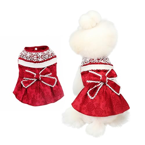 IEFIEL Hunde Smoking mit Fliege Formelles Hochzeits Party Kostüm Elegantes Anzug-Set für Fotoshootings Halloween Rot S IEFIEL Hunde Smoking mit Fliege Formelles Hochzeits Party Kostüm Elegantes Anzug-Set für Fotoshootings Halloween Rot S von iEFiEL