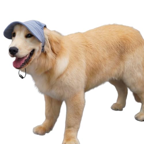 IEFIEL Hunde Sonnenhut mit Ohrlöchern Katze Hunde Haustier Baseballmütze Sommer Sonnenschutz Hut für Welpen Staubiges Blau M IEFIEL Hunde Sonnenhut mit Ohrlöchern Katze Hunde Haustier Baseballmütze Sommer Sonnenschutz Hut für Welpen Staubiges Blau M von iEFiEL