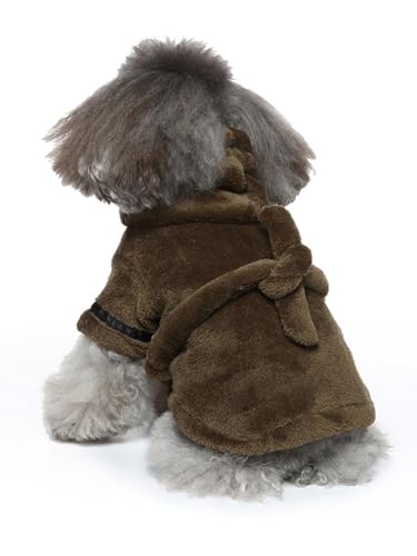 IEFIEL Hunde Trockenmantel mit Kapuze Gürtel Schnelltrocknendes Bade Hoodie für Hunde Nachtwäsche Armeegrün L IEFIEL Hunde Trockenmantel mit Kapuze Gürtel Schnelltrocknendes Bade Hoodie für Hunde Nachtwäsche Armeegrün L von iEFiEL