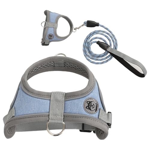 IEFIEL Hundegeschirr und Leine Set kein Ziehen reflektierendes Step-in-Welpengeschirr für kleine mittelgroße Hunde Typ C One Size IEFIEL Hundegeschirr und Leine Set kein Ziehen reflektierendes Step-in-Welpengeschirr für kleine mittelgroße Hunde Typ C One Size von iEFiEL