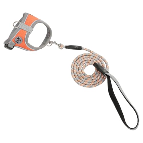 IEFIEL Hundegeschirr und Leine Set kein Ziehen reflektierendes Step-in-Welpengeschirr für kleine mittelgroße Hunde Typ F One Size IEFIEL Hundegeschirr und Leine Set kein Ziehen reflektierendes Step-in-Welpengeschirr für kleine mittelgroße Hunde Typ F One Size von iEFiEL