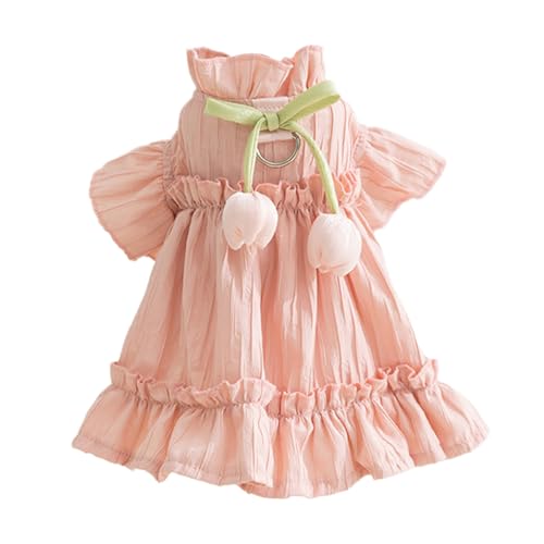 IEFIEL Hundekleid Hundeprinzessin Tutu Kleider Hochzeit Spitze Luxus Bogen Kleid für kleine Hundemädchen Rosa XXL IEFIEL Hundekleid Hundeprinzessin Tutu Kleider Hochzeit Spitze Luxus Bogen Kleid für kleine Hundemädchen Rosa XXL von iEFiEL