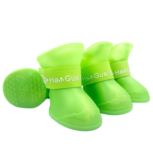 IEFIEL Regenstiefel für Hunde wasserdichte Gummi Hundestiefel rutschfeste Regenschuhe Haustierschuhe für Welpen Grün XL IEFIEL Regenstiefel für Hunde wasserdichte Gummi Hundestiefel rutschfeste Regenschuhe Haustierschuhe für Welpen Grün XL von iEFiEL