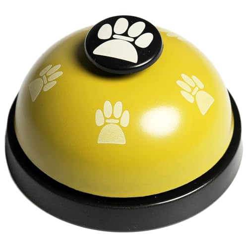 iEFiEL Knopf Trainingsglocken für Haustiere Katzenklingel Hund Tischklingel für die Kommunikation beim Haustiertraining Gold One Size iEFiEL Knopf Trainingsglocken für Haustiere Katzenklingel Hund Tischklingel für die Kommunikation beim Haustiertraining Gold One Size von iEFiEL