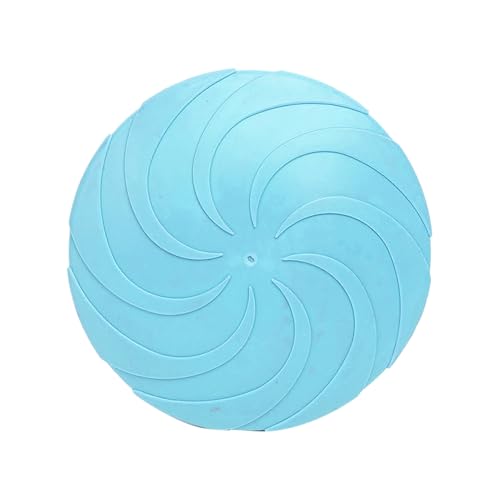 iEFiEL Langlebiges Outdoor Hundespielzeug Wurfscheibe Kautschuk Hundefrisbee für Land und Wasser Blau 18cm iEFiEL Langlebiges Outdoor Hundespielzeug Wurfscheibe Kautschuk Hundefrisbee für Land und Wasser Blau 18cm von iEFiEL
