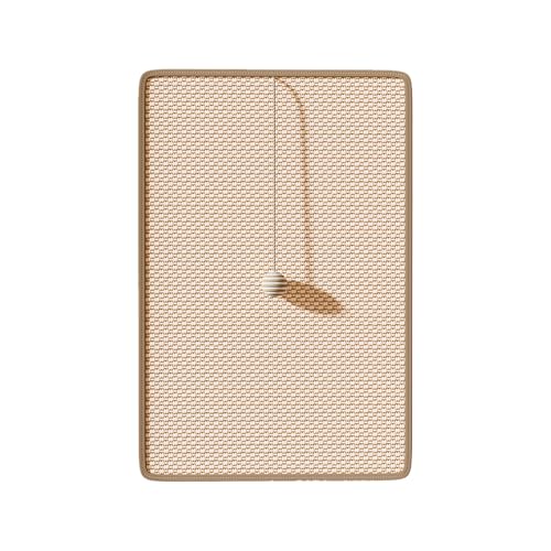 iEFiEL Natürliche Sisal Kratzmatte mit Spielball Möbelschoner mit Klettverschluss-Montage Robuste Kratzfläche für Katzen 20 * 40cm One Size iEFiEL Natürliche Sisal Kratzmatte mit Spielball Möbelschoner mit Klettverschluss-Montage Robuste Kratzfläche für Katzen 20 * 40cm One Size von iEFiEL