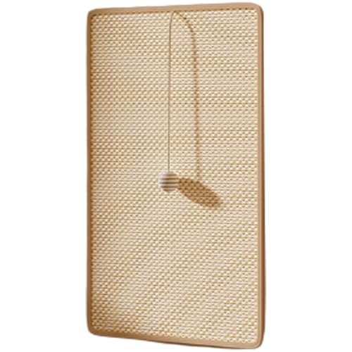 iEFiEL Natürliche Sisal Kratzmatte mit Spielball Möbelschoner mit Klettverschluss-Montage Robuste Kratzfläche für Katzen 25 * 50cm One Size iEFiEL Natürliche Sisal Kratzmatte mit Spielball Möbelschoner mit Klettverschluss-Montage Robuste Kratzfläche für Katzen 25 * 50cm One Size von iEFiEL